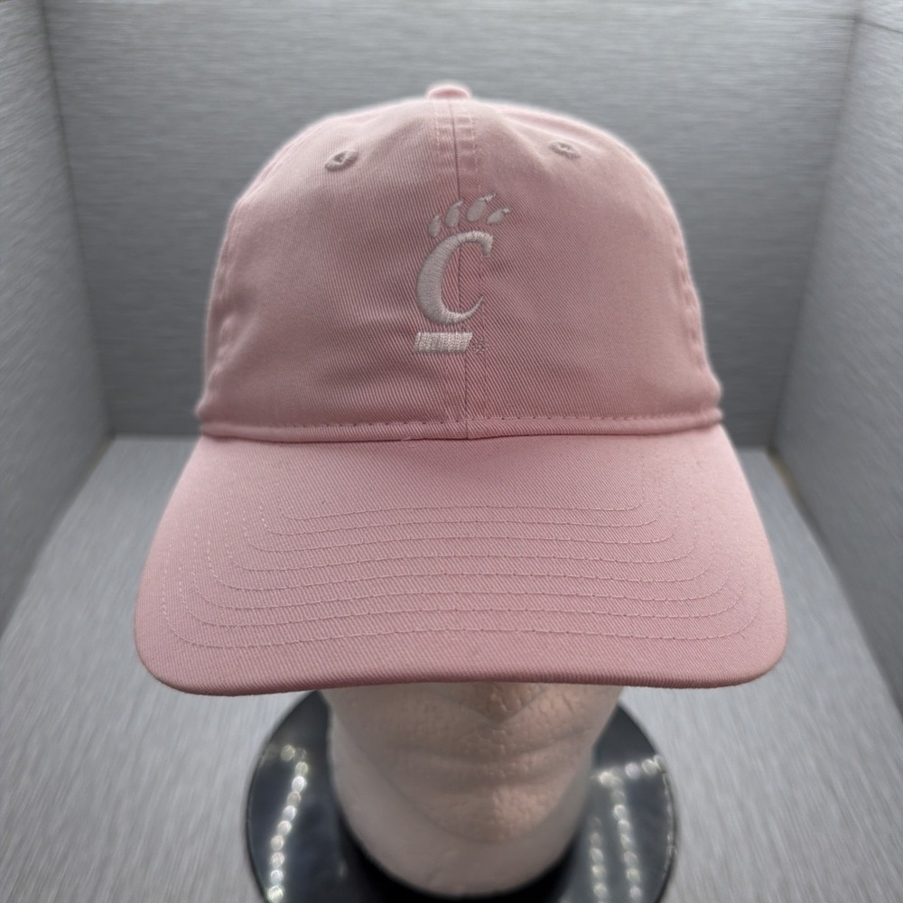 Champion Cincinnati Bearcats Hat Pink Adjustable Baseball Cap NCAA NWT OSFM